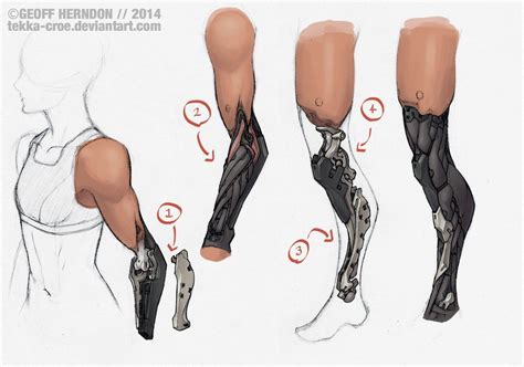 Prosthetic Concepts - Geoff Herndon arm robot machinery sci-fi ...