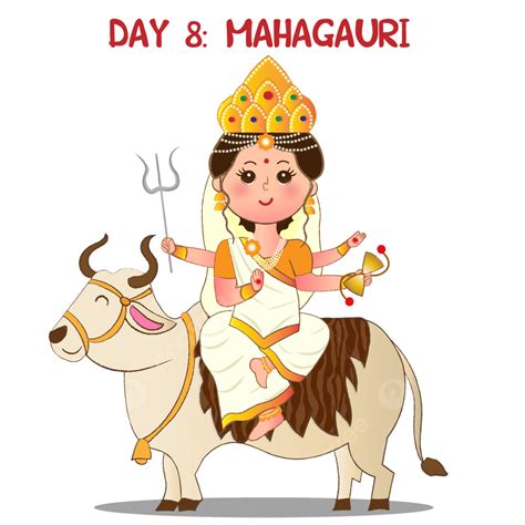 Mahagauri Ji Eight Avatar Of Durga Mata Navratri Goddess Forms Ashtami ...