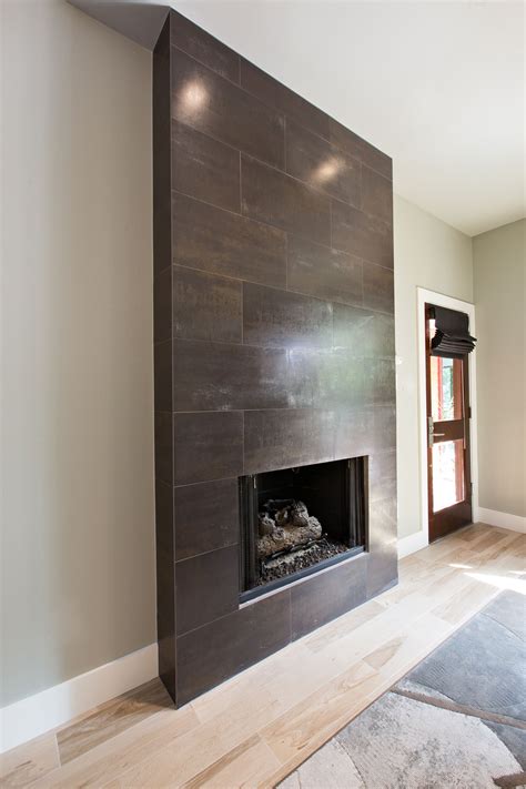 20+ Modern Tiled Fireplace Wall - DECOOMO