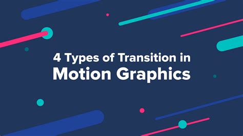 4 Types of Transition in Motion Graphics #motiongraphic 4 Types of ...