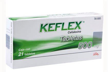 Keflex Cephalexin hydrochloride 500 mg 21 Tabs - Mexico pharmacy drugs