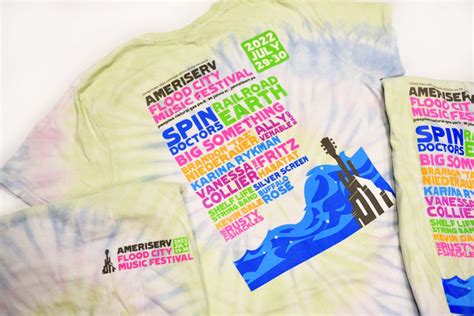 Festival t-shirt designs look great! - Flood City Music Festival