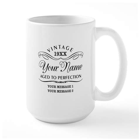 Personalize Funny Birthday Large Mug by giftcy