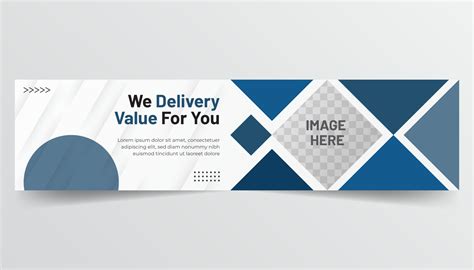 Social media template Linkedin banner cover design on isolated ...