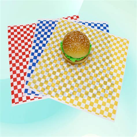 custom printed greaseproof wrapping burger paper-Kolysen