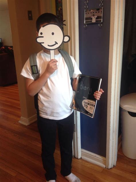 Best homemade Greg Heffley costume. Favorite book character day # ...