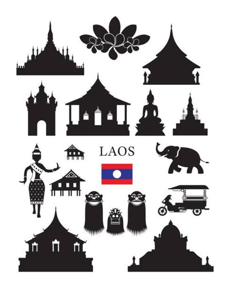 Laos Culture Illustrations Illustrations, Royalty-Free Vector Graphics ...