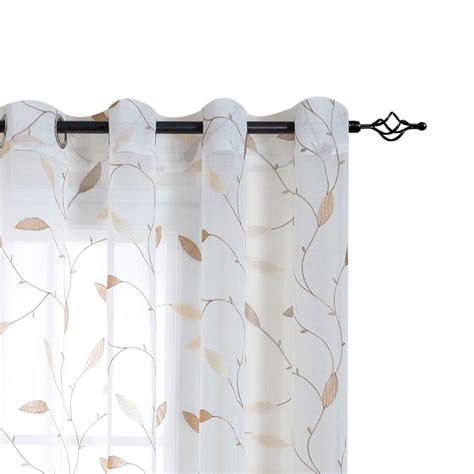 White Gold Sheer Curtains – Curtains & Drapes