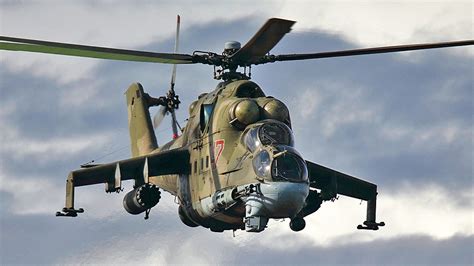 Video Shows Russian Mi-24 Hind Attack Helicopters In Intense Action ...