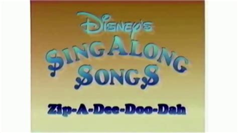 Disney’s Sing Along Songs End Credits (1986-1994) in G Major - YouTube