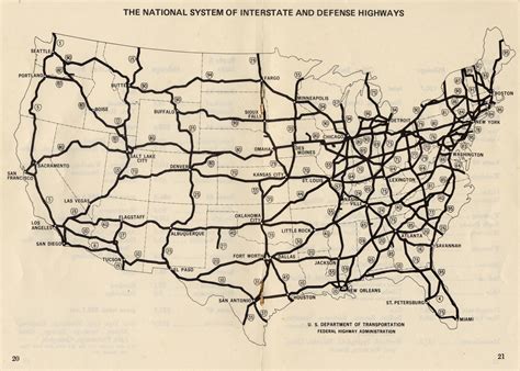 Map Of The Us Highway System - Alvina Margalit