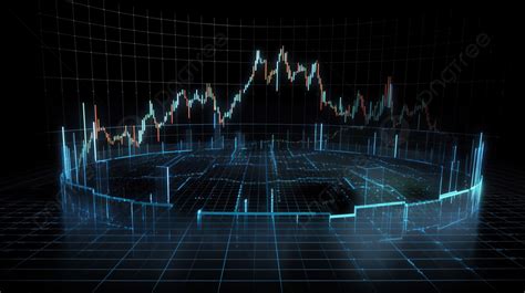 Digital Market Trading With Graphs On Dark Wall Background, Forex Stock ...