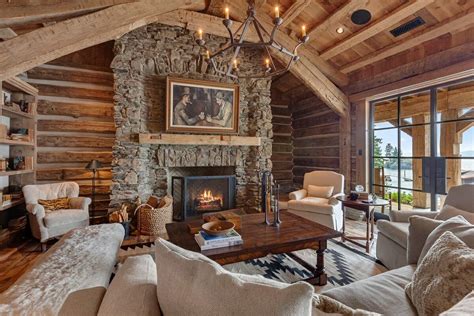 Log Cabin Living Room Designs | Baci Living Room