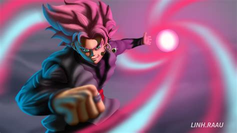 ArtStation - FAN ART: SSJ ROSE (BLACK GOKU)