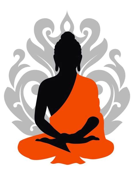 Meditating Buddha Silhouette at GetDrawings | Free download