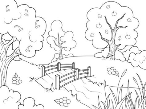 Scenic Free Coloring Pages