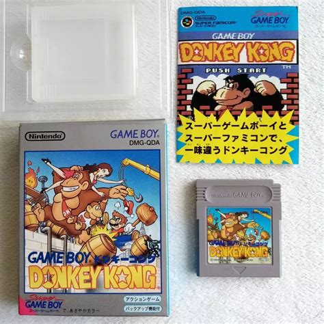 Donkey Kong Nintendo Game Boy Japan Ver. DMG-QDA Gameboy 1994