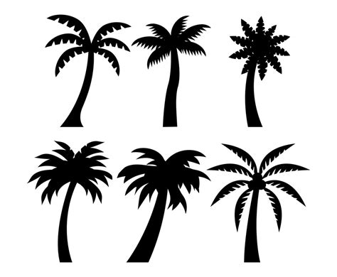 Palm Tree Silhouette Vector Art & Graphics | freevector.com