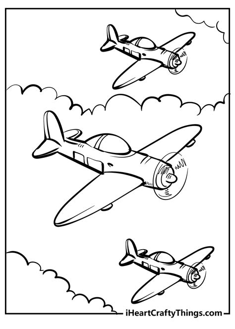 Airplane Coloring Page