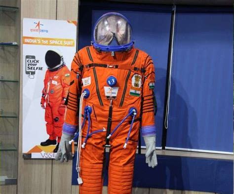 ISRO displays space suit and crew model for its first ever manned space ...