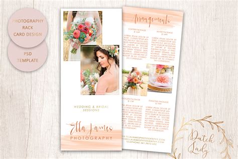 PSD Photography Rack Card Template #5 Graphic by daphnepopuliers ...