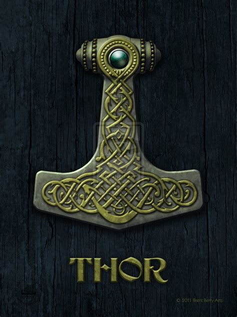 Thor's Hammer Symbol : Thor Clipart Thor's Hammer - Symbol Marvel Thor ...