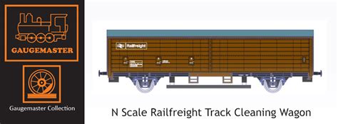 New N Scale Railfreight Track Cleaning Wagon