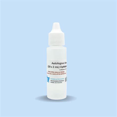 All About Autologous Serum Eye Drops (ASED) - Town & Country Compounding