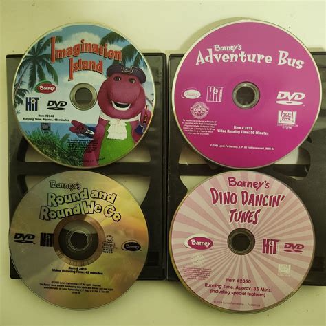 Barney Dvd Lot Disc Only Untested | Grelly USA