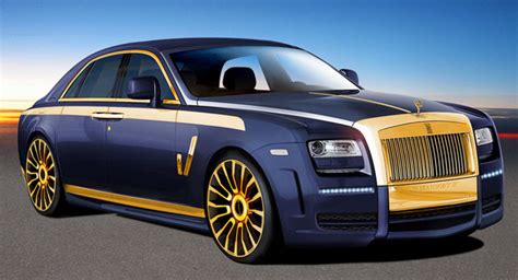 Golden Gaudy: Rolls Royce Ghost with 720HP Tuned by Mansory | Carscoops