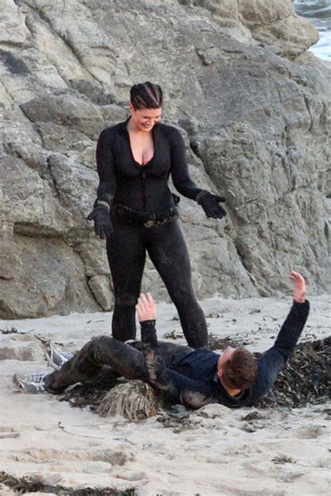 gina-carano-in-wetsuit-on-haywire-17 | GotCeleb