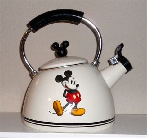 Disney Mickey Mouse Tea Pot Whistling Kettle Rare | Tea pots, Disney ...