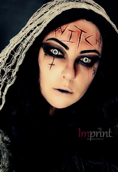 Possessed Witch By IMPRINT FACE PAINTING Artist Zoe Billows | Halloween ...