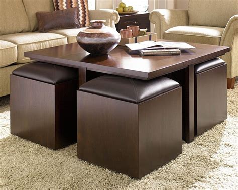 Lazy Boy Coffee Table With Ottomans • Display Cabinet