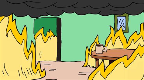 This is fine - Virtual Backgrounds