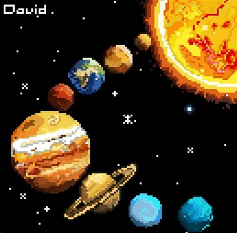 PIXEL Art , solar system in 2023 | Cool pixel art, Pixel art, Pop art ...