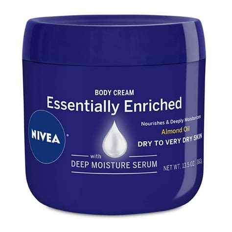 NIVEA Essentially Enriched Body Cream for Dry Skin and Very Dry Skin ...