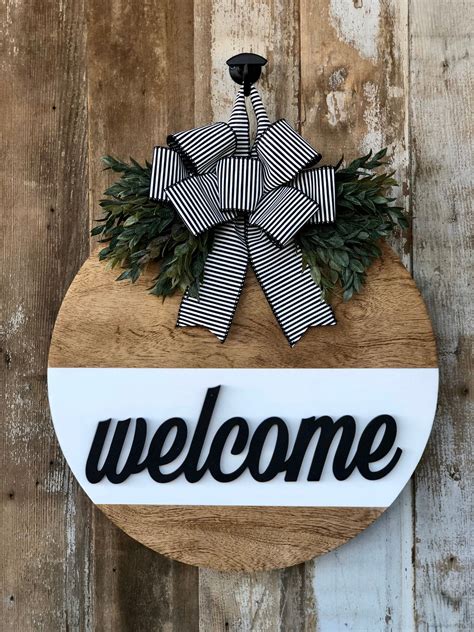 Excited to share this item from my #etsy shop: Welcome Home Door Hanger ...