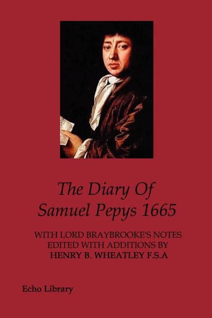 The Diary Of Samuel Pepys 1665 - Walmart.com - Walmart.com