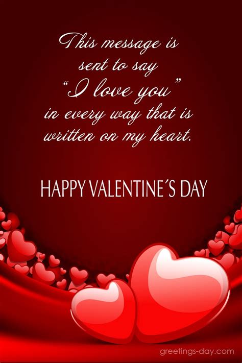 Valentine's Day card messages to Him. Sent Cards to Social ...