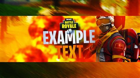 NEW FREE FORTNITE YOUTUBE BANNER TEMPLATE DOWNLOAD! - (Fortnite Channel ...