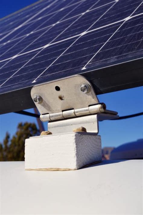 DIY Solar Panel Tilt Mount For A Campervan or RV - Two Roaming Souls