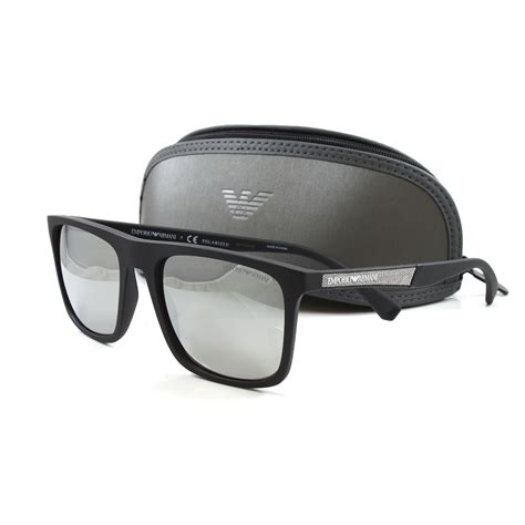 Emporio Armani // Men's EA4097 Polarized Sunglasses // Matte Black ...