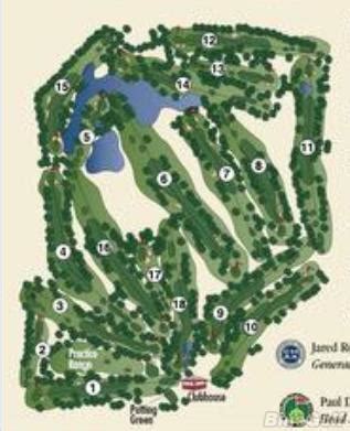 Hillcrest Country Club - Layout Map | Course Database