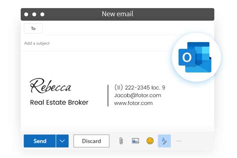 Microsoft outlook email signature generator - fessorganic