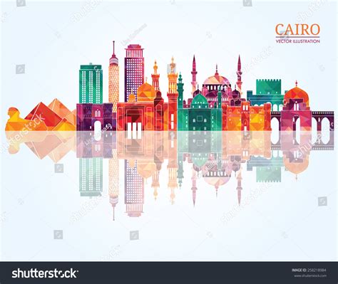 Cairo Detailed Skyline Vector Illustration Stock Vector (Royalty Free ...