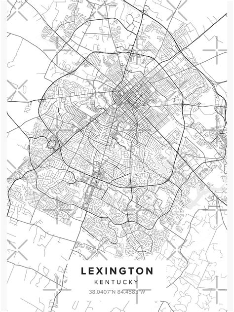 Printable Map Of Lexington Ky