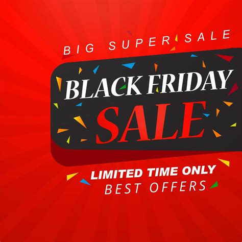 Black friday sale banner layout design vector 258632 Vector Art at Vecteezy