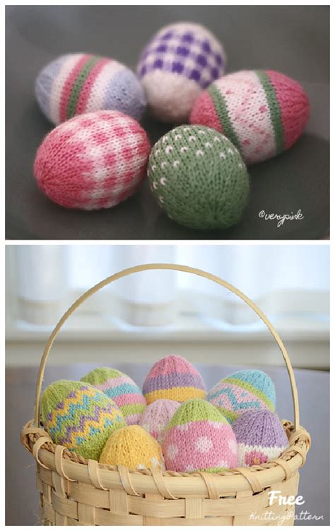 Knit Easter Eggs Free Knitting Patterns - Knitting Pattern