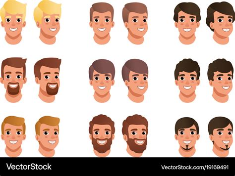 Different Hairstyles Clipart / Girls Face Clip Art Different Kids Face ...